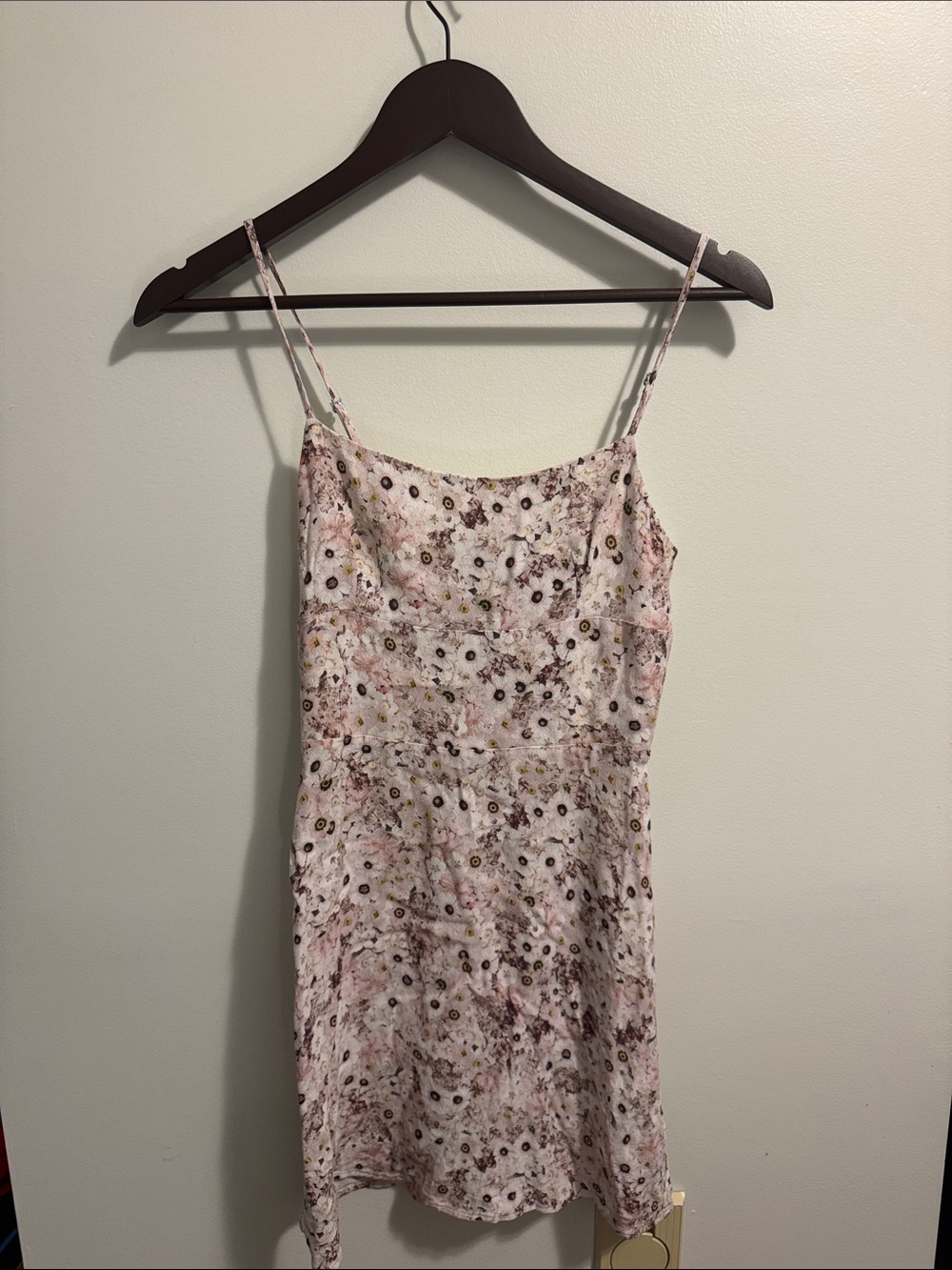 Sunday Best Floral Slip Dress in Pale Pink xxs Aritzia summer dress